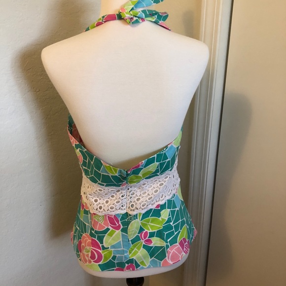 Lilly Pulitzer Floral Halter - Picture 4 of 4